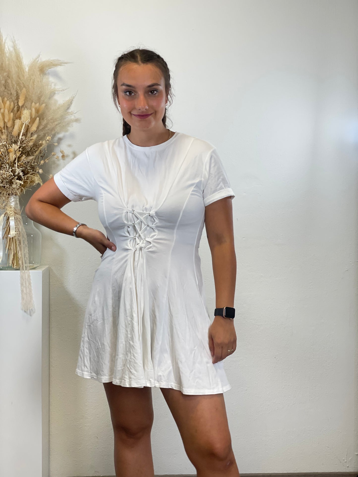 Weißes Sommerkleid